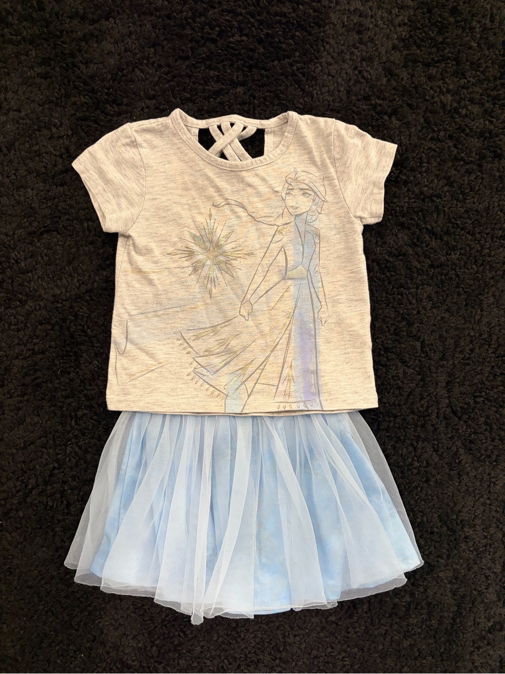 EUC- toddler girl Frozen II outfit/costume 2T